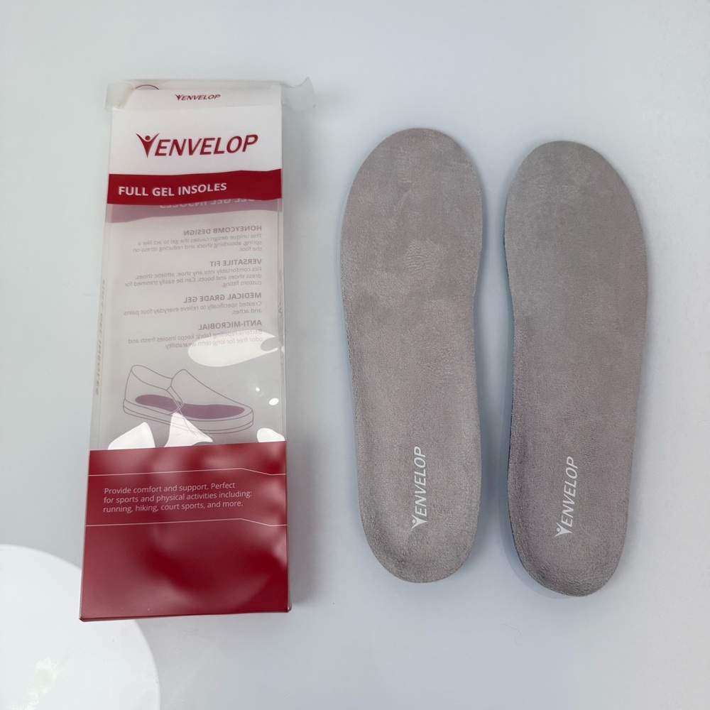 Full Gel Insoles By Envelop - Best Shoe Inserts (women's 6-10)
